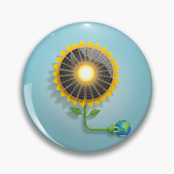 Item preview, Sunflower Solar Renewable Energy Sustainable Planet designed and sold by OneMillionSpot.