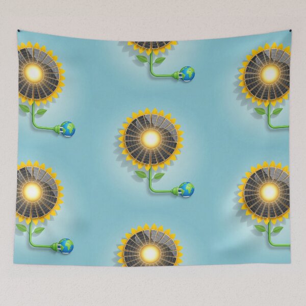 Item preview, Sunflower Solar Renewable Energy Sustainable Planet designed and sold by OneMillionSpot.