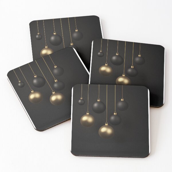 Item preview, Black & Gold Christmas — Festive Elegance designed and sold by MidArtForge.
