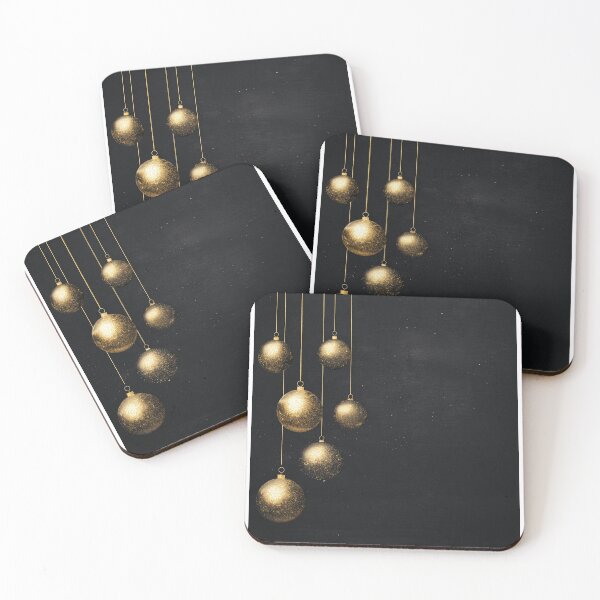 Item preview, Black & Gold Christmas — Festive Elegance designed and sold by MidArtForge.