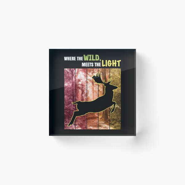 Item preview, The Deer: Where the Wild Meets the Light designed and sold by VividGraphicCo.