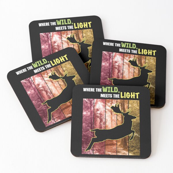 Item preview, The Deer: Where the Wild Meets the Light designed and sold by VividGraphicCo.