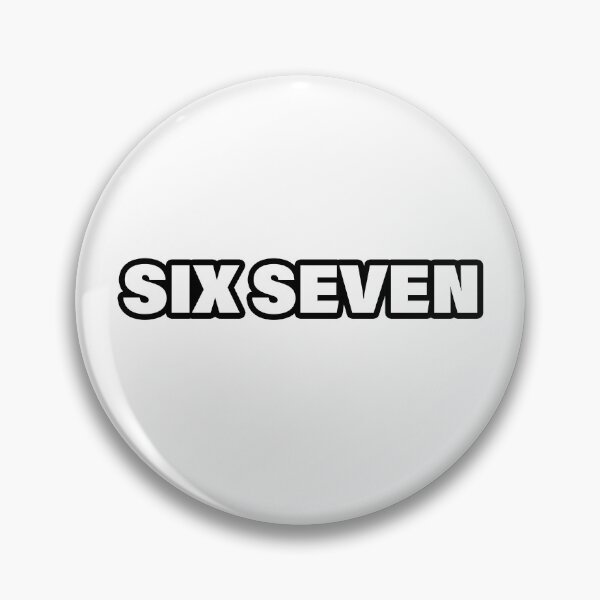 Item preview, Six Seven in Bold Outlined designed and sold by Memes N Lore .
