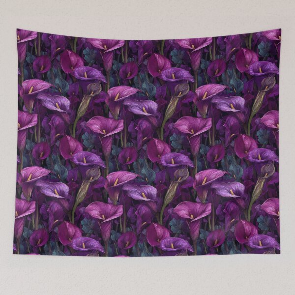 Item preview, Minimalistic Calla Lilies Floral  - Birthday Flower Pattern  - Wedding Gift Ideas designed and sold by RoyalStarsPatts.