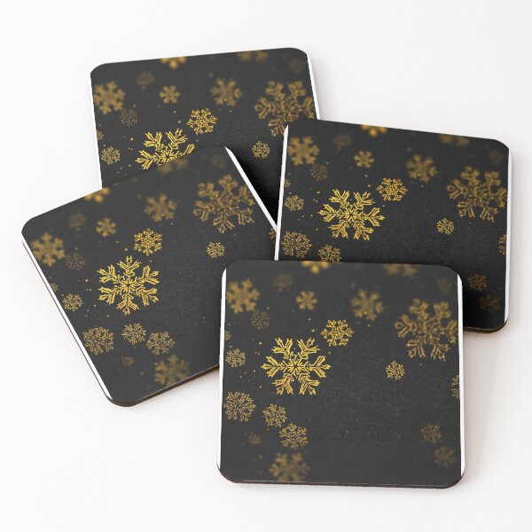 Item preview, Black & Gold Christmas — Festive Elegance designed and sold by MidArtForge.