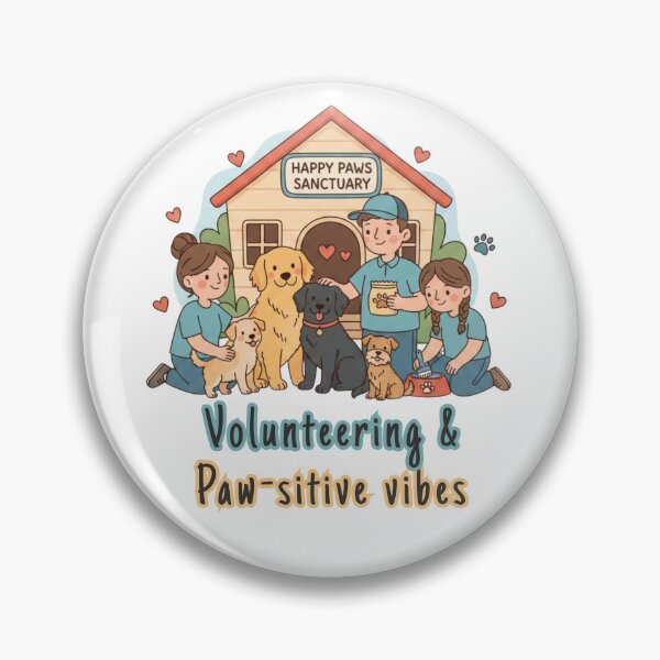 Item preview, Volunteering & Paw-sitive vibes designed and sold by Lia Vina.