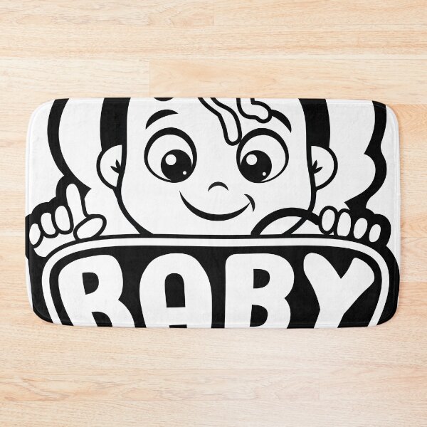 Item preview, baby in car bumper sticker, warning label, safety sticker, newborn designed and sold by NatalkaP.