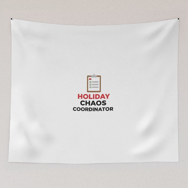 Item preview,  Holiday Chaos Coordinator – Funny Christmas Attitude designed and sold by NovaDoodle Art Studio.