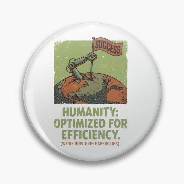 Item preview, Humanity Optimized for Efficiency - Dark Humor Tee | Sarcastic Corporate Satire designed and sold by jaysapsales.