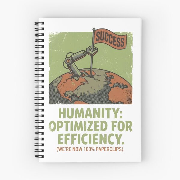 Item preview, Humanity Optimized for Efficiency - Dark Humor Tee | Sarcastic Corporate Satire designed and sold by jaysapsales.