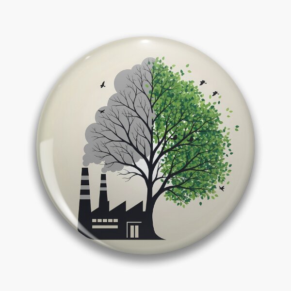 Item preview, Tree Pollution Versus Nature Climate Change designed and sold by OneMillionSpot.