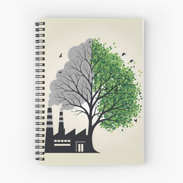 Item preview, Tree Pollution Versus Nature Climate Change designed and sold by OneMillionSpot.
