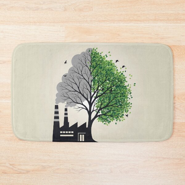 Item preview, Tree Pollution Versus Nature Climate Change designed and sold by OneMillionSpot.