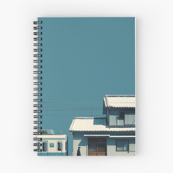 Item preview, Minimalist Japanese Snow Station and Lone Traveler designed and sold by R&B Art and design.