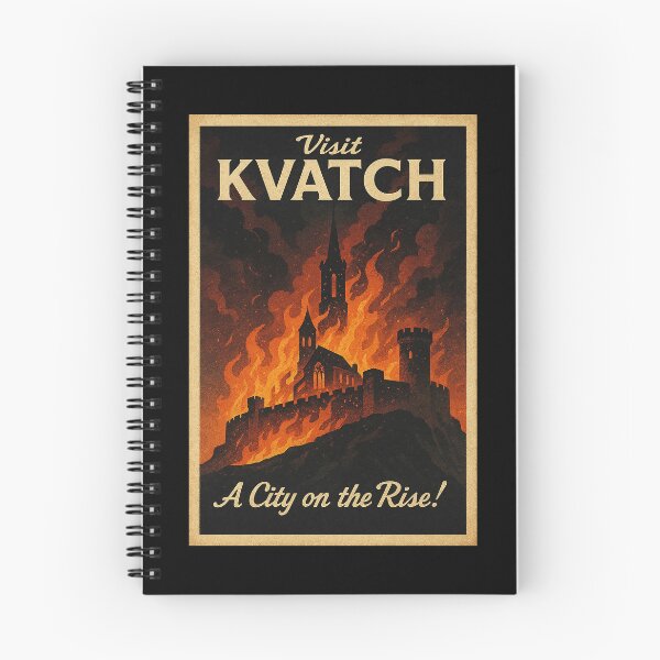 Item preview, Visit Kvatch – A City on the Rise! designed and sold by ChickenFund.