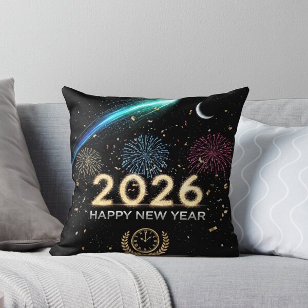 Item preview, Happy New Year 2026 Glitter Sparkle Celebration - Futuristic Party Night Graphics 2026 designed and sold by FUIRY .