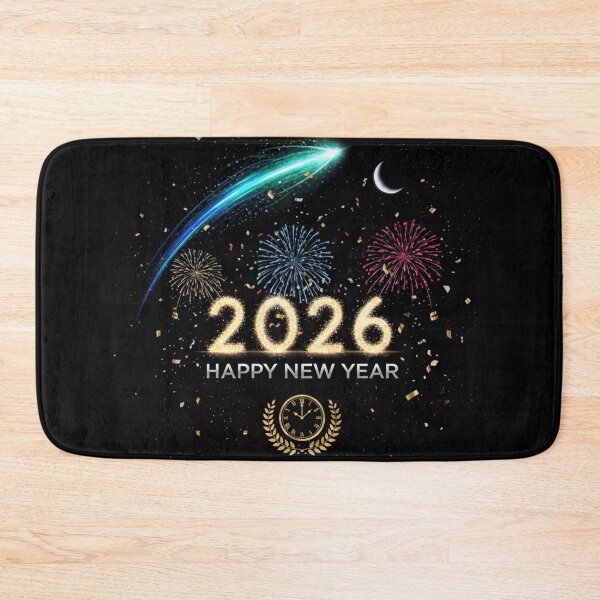 Item preview, Happy New Year 2026 Glitter Sparkle Celebration - Futuristic Party Night Graphics 2026 designed and sold by FUIRY .