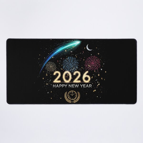 Item preview, Happy New Year 2026 Glitter Sparkle Celebration - Futuristic Party Night Graphics 2026 designed and sold by FUIRY .