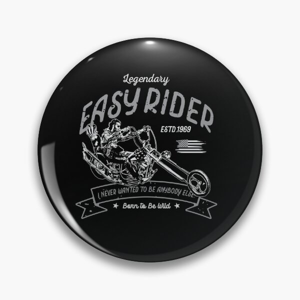 Item preview, Easy Rider Vintage Motorcycle Graphic â€“ Biker Culture, 60s Cult Classic Film Art designed and sold by blegor.