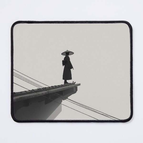 Item preview, Kimono Silhouette with Conical Hat and Power Lines designed and sold by R&B Art and design.