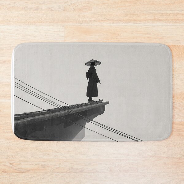 Item preview, Kimono Silhouette with Conical Hat and Power Lines designed and sold by R&B Art and design.
