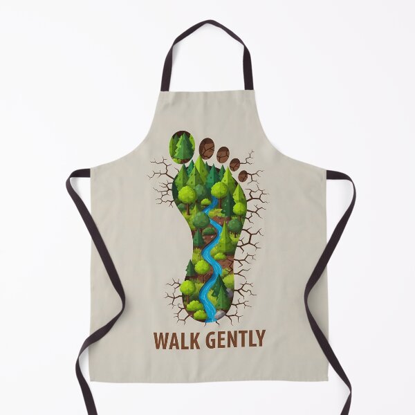 Item preview, Walk Softly, Ecological Footprint, Nature Conservation designed and sold by OneMillionSpot.