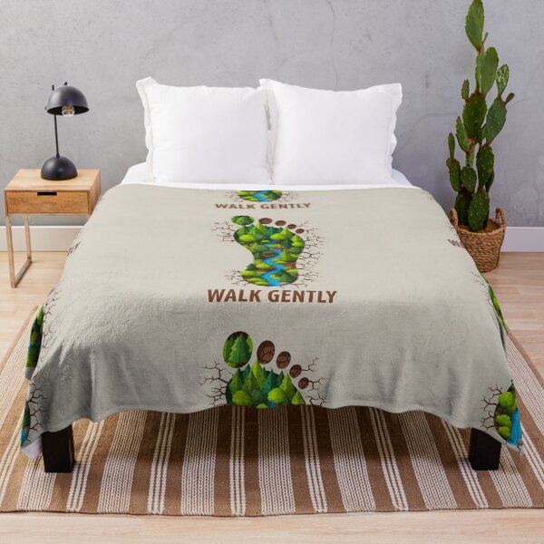 Item preview, Walk Softly, Ecological Footprint, Nature Conservation designed and sold by OneMillionSpot.