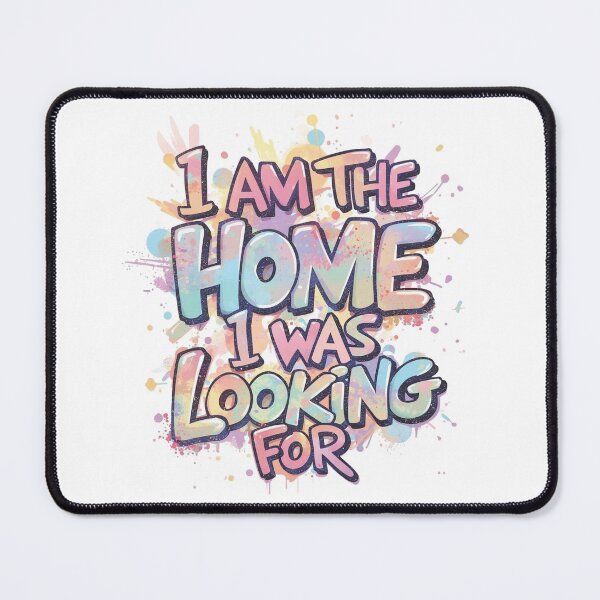 Item preview, I Am The Home I Was Looking For – Inspirational Poster in Pastel Colors designed and sold by M.M.A DIGITAL BOUTIQUE.