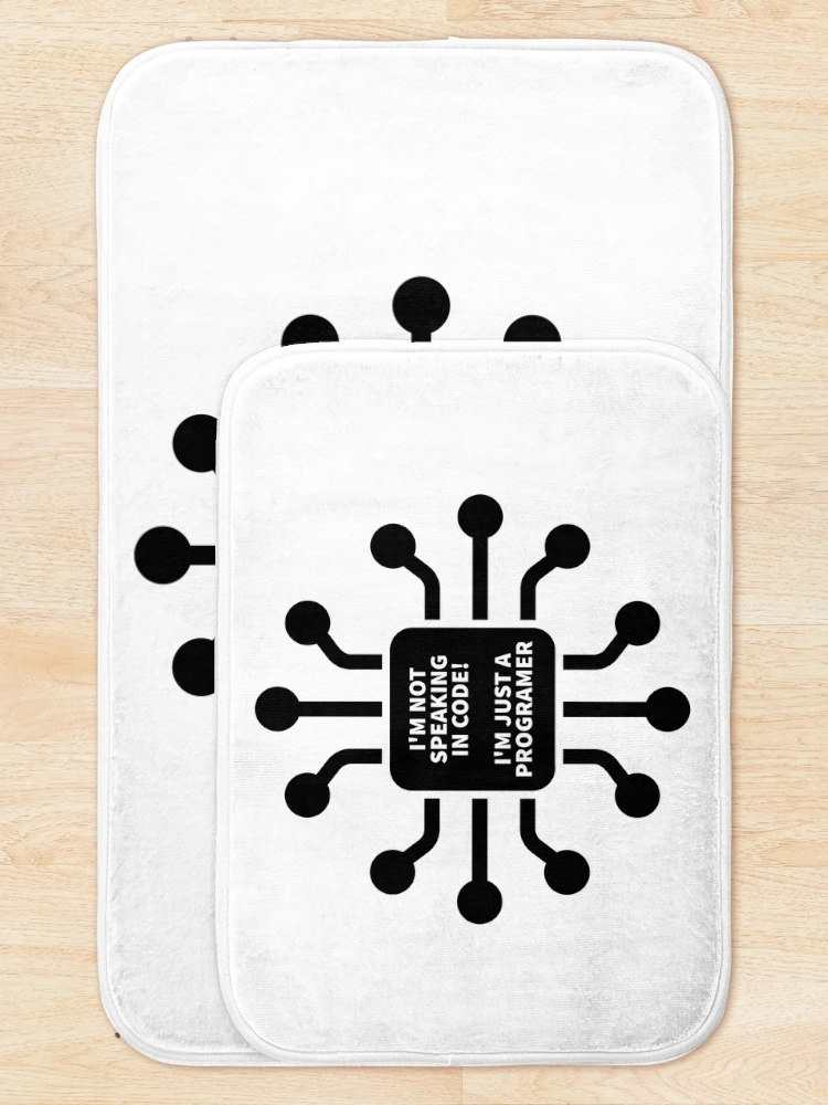 Thumbnail 5 of 6, Bath Mat, programmer | software engineer | developer designed and sold by MayMugs.