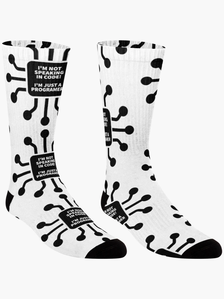 Thumbnail 3 of 5, Socks, programmer | software engineer | developer designed and sold by MayMugs.