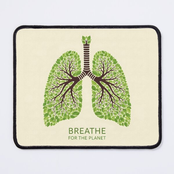 Item preview, Breathe Planet Green Lungs Clean Air designed and sold by OneMillionSpot.