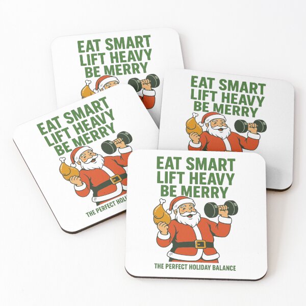 Item preview, EAT SMART. LIFT HEAVY. BE MERRY. designed and sold by Motivive.