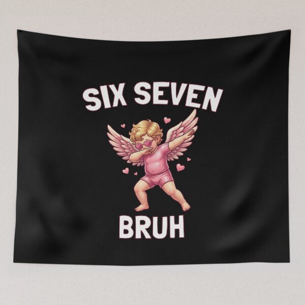 Item preview, 67 Six Seven Bruh Funny Valentine 6 7 Meme Men Women Kids designed and sold by elderberry.