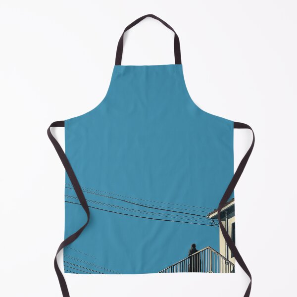 Item preview, Minimalist Urban Balcony and Power Lines Silhouette designed and sold by R&B Art and design.