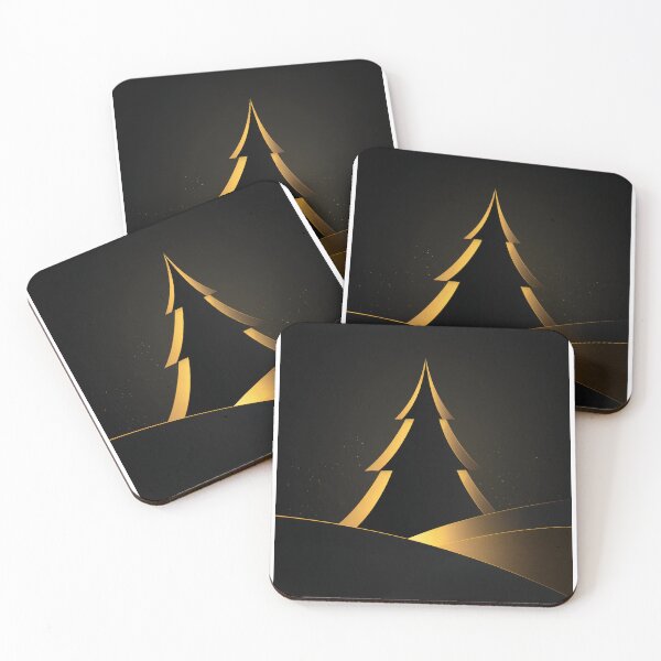 Item preview, Black & Gold Christmas — Festive Elegance designed and sold by MidArtForge.