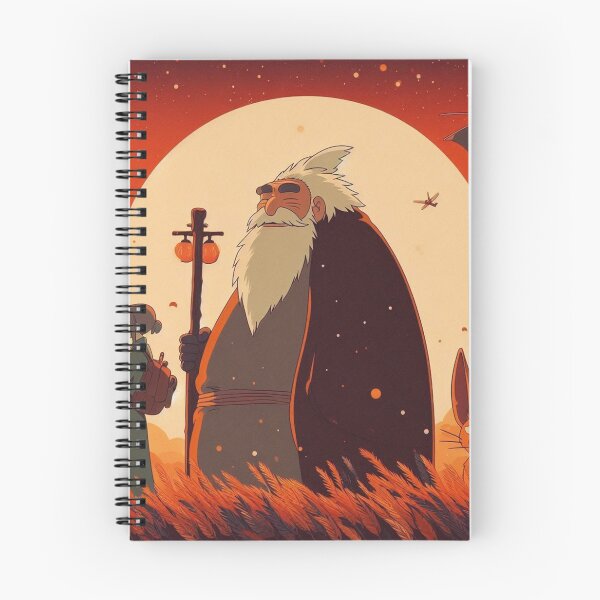 Item preview, Fantasy Wheat Field with Lantern Staff and Creatures designed and sold by AnimeHarbor.