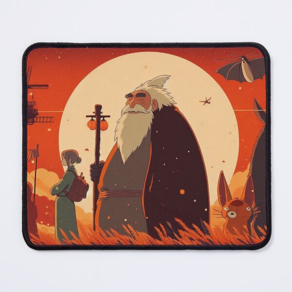 Item preview, Fantasy Wheat Field with Lantern Staff and Creatures designed and sold by AnimeRay.