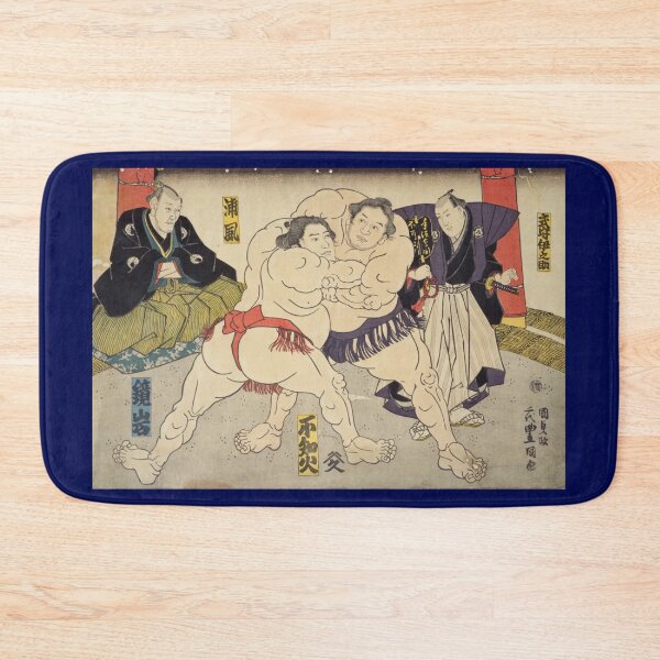 Item preview, Vintage, Ukiyoe Sumo wrestler by Kunisada Utagawa, Japanese art, woodblock, Wall art, Puzzle,  designed and sold by VintageJapan for Japanese woodblock, Ukiyoe, Retro art and more.