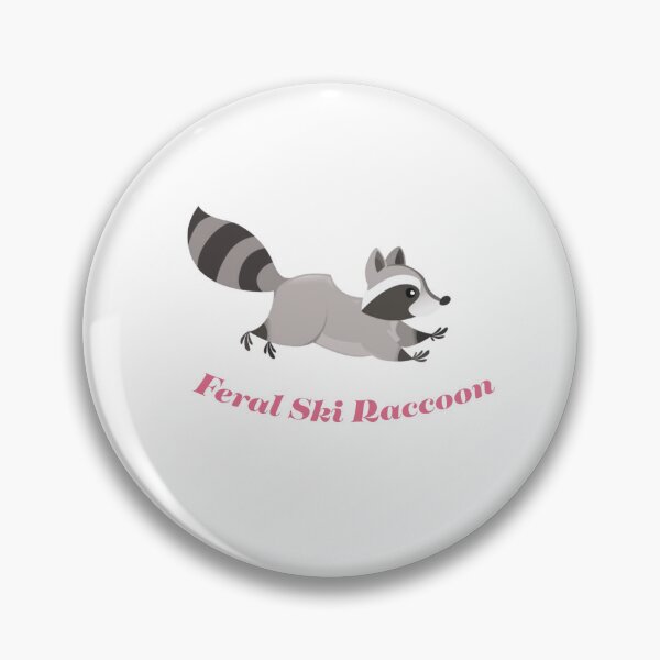 Item preview, Feral Ski Raccoon designed and sold by FireproofPrints.