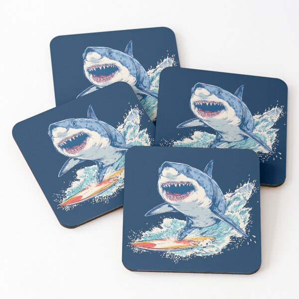 Item preview, SURFING SHARK - JAWSOME designed and sold by Danicus666.