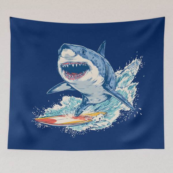 Item preview, SURFING SHARK - JAWSOME designed and sold by Danicus666.