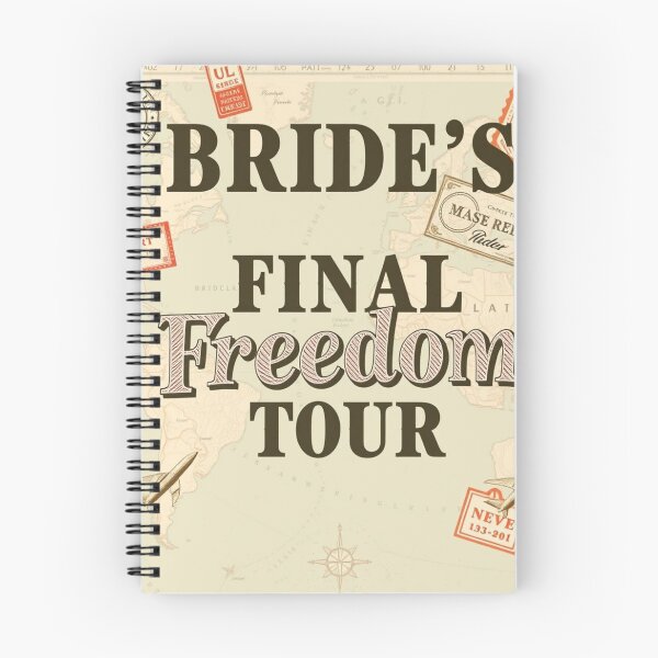 Item preview, Brides Final Freedom Tour Bachelorette Art designed and sold by HappySproutArt.