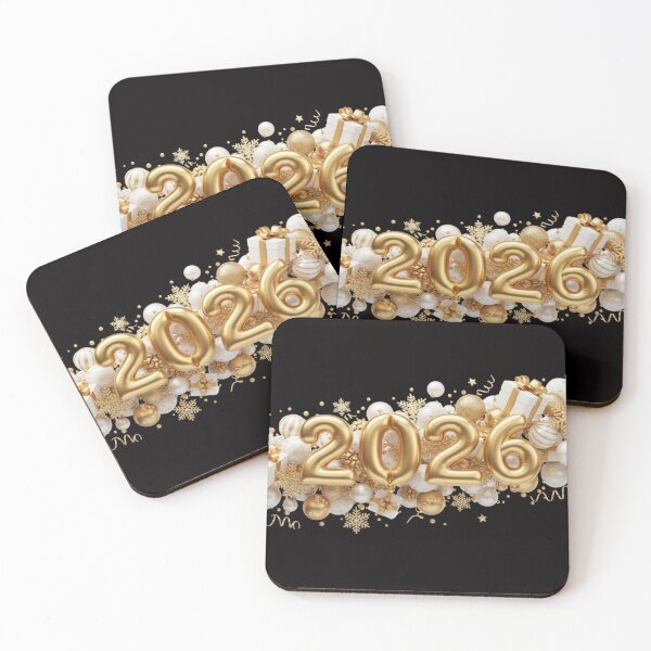 Item preview, 2026 happy New Year sticker sticker Golden Galal Elegant New Year Design designed and sold by Omikook.