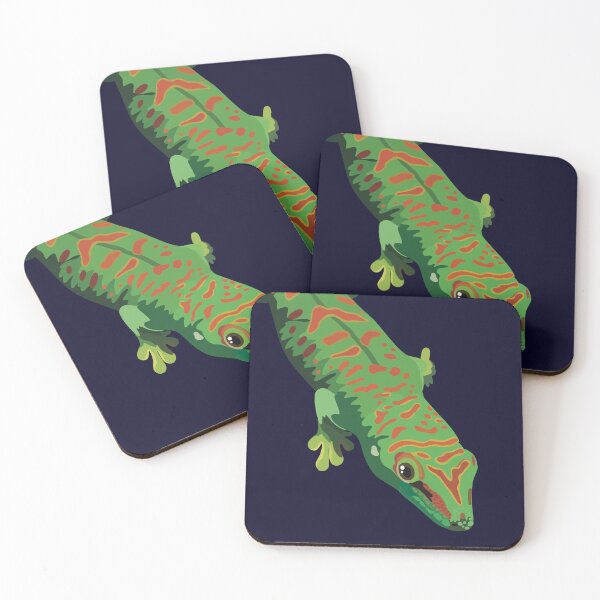 Item preview, M is for Madagascar Giant Day Gecko, Madagascar Giant Day Gecko | Reptile & Wildlife Art Design designed and sold by PrettylittlepastelUk.