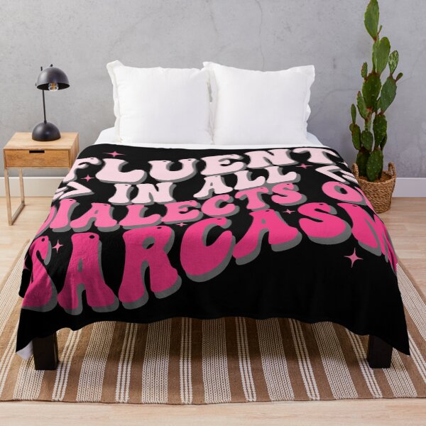 Item preview, Fluent in All Dialects of Sarcasm Cute Aesthetic Groovy Funny Quote designed and sold by Aqouiatiqe.