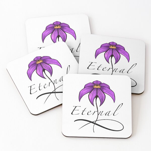 Item preview, Eternal Purple Flower with Infinity Symbol designed and sold by MienKsiU.