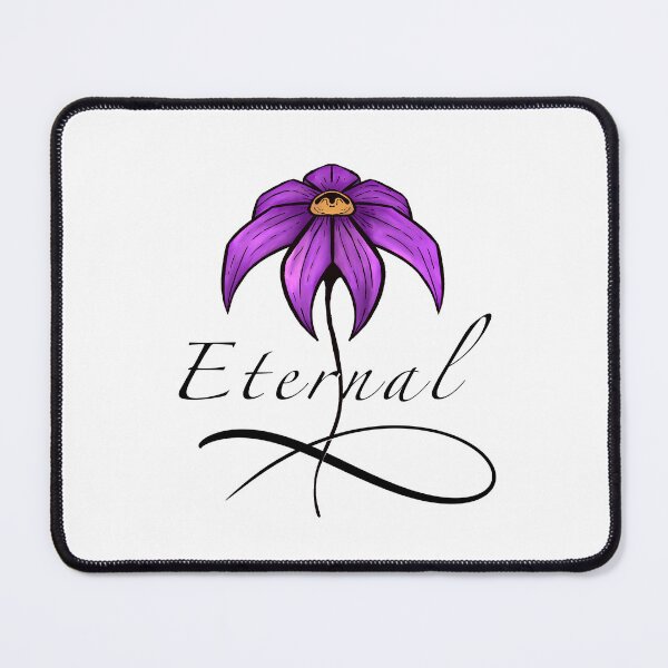 Item preview, Eternal Purple Flower with Infinity Symbol designed and sold by MienKsiU.