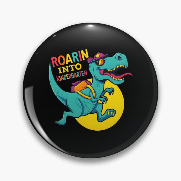 Item preview, Roaring Into Kindergarten Dinosaur T-Rex Back To School Boys Kids Funny designed and sold by DrawHandArt.