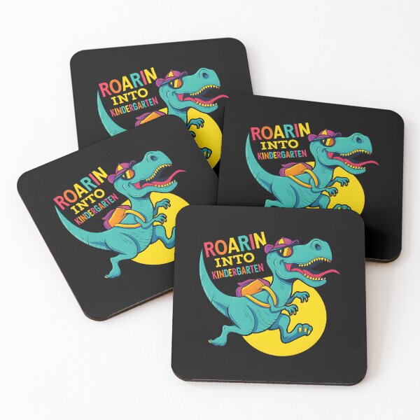 Item preview, Roaring Into Kindergarten Dinosaur T-Rex Back To School Boys Kids Funny designed and sold by DrawHandArt.