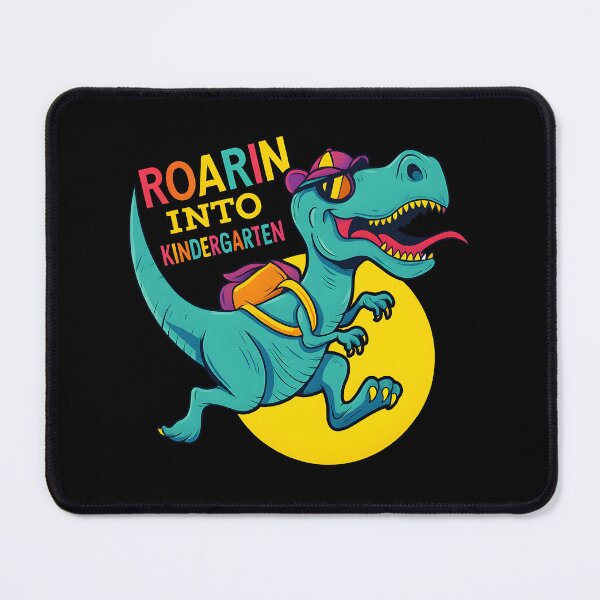 Item preview, Roaring Into Kindergarten Dinosaur T-Rex Back To School Boys Kids Funny designed and sold by DrawHandArt.